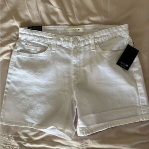 Joe's Jeans Cream Denim Shorts